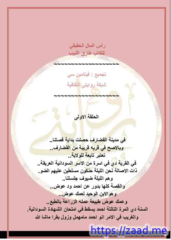 رأس المال الحقيقي - طارق اللبيب