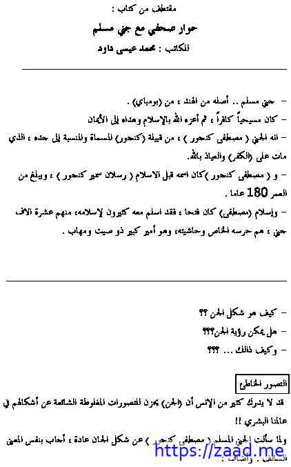 صورة غلاف حوار صحفي مع جني مسلم